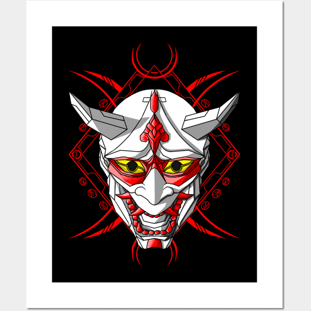 Roboto Oni Wall Art by Migite Art